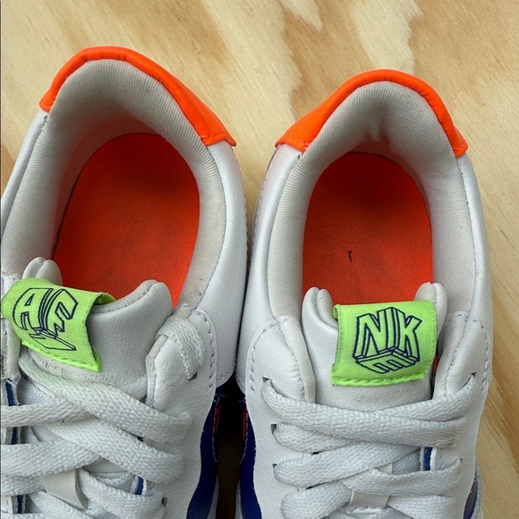 Nike Air Force 1 Pixel White Concord Crimson Size 6.5 - Picture 9 of 14